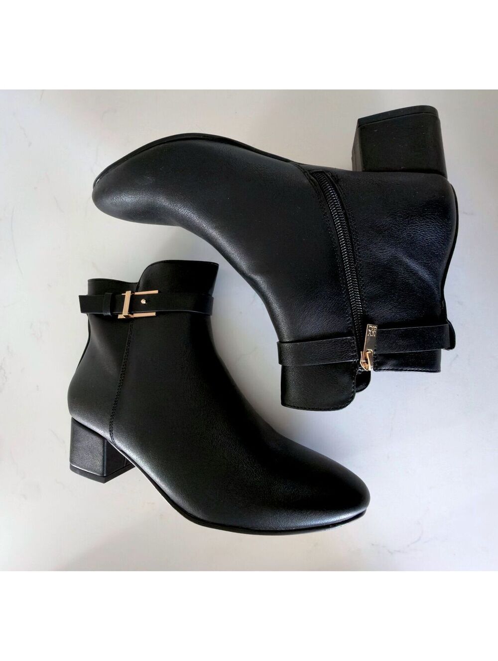 New York and Company Black Flori Ankle Bootie Women Size 11